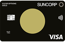 Front of Suncorp gold credit card