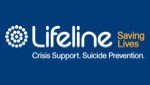 Lifeline logo. Crisis Support. Suicide Prevention.