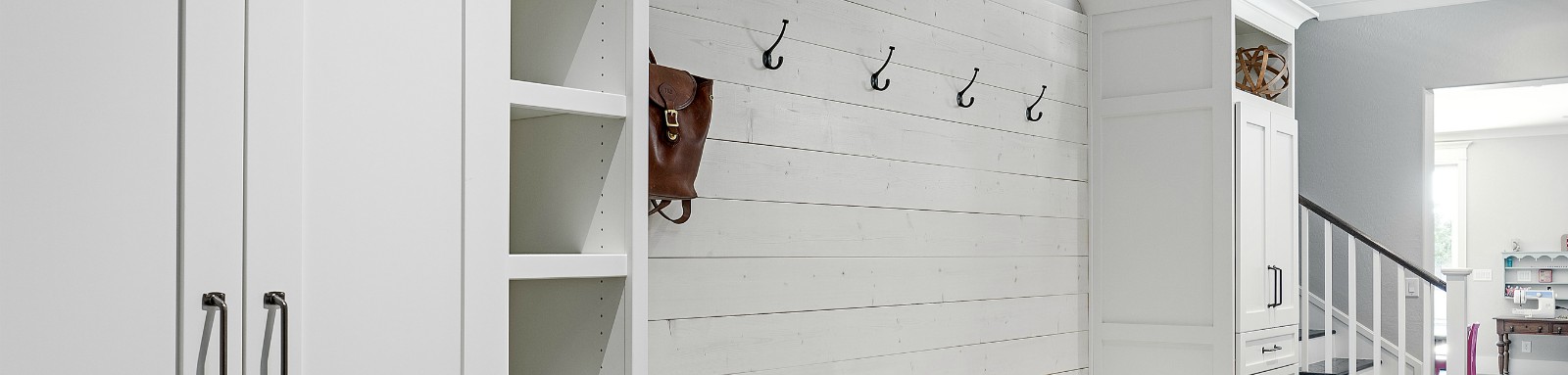 A modern mud room