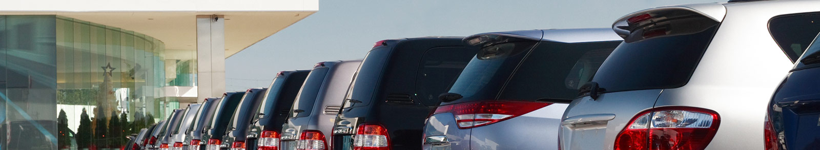 car in a rows for parking