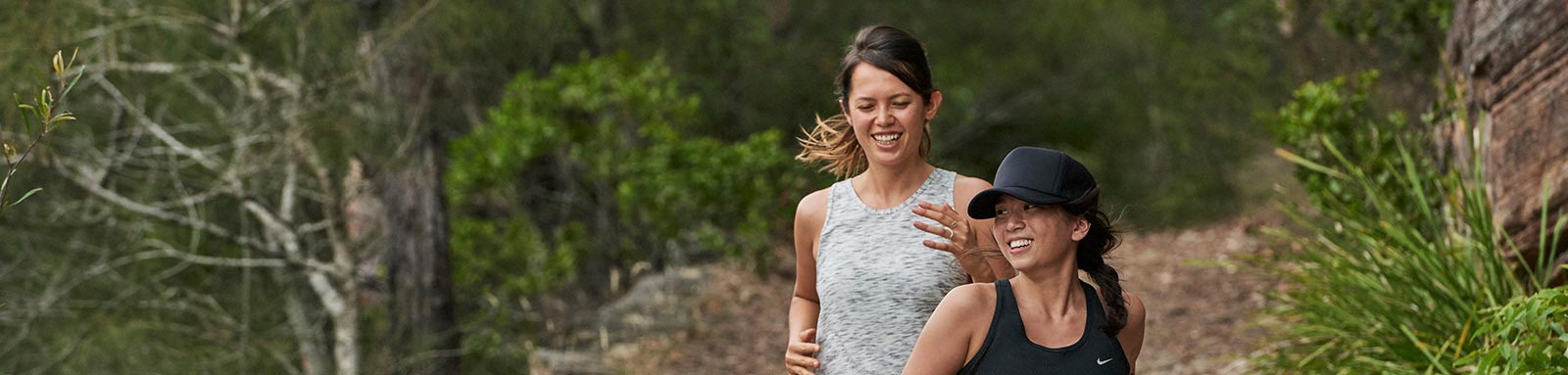 Two friends jogging