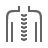 Pencil sketch of spine in human body