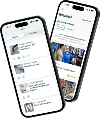 Suncorp My Home App home screen