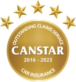 Canstar 2016-2022 Outstanding Claims Service Car Insurance Award