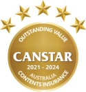 Canstar 2021-2023 Outstanding Value Contents Insurance Australia