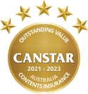 Canstar 2021-2023 Outstanding Value Contents Insurance Australia