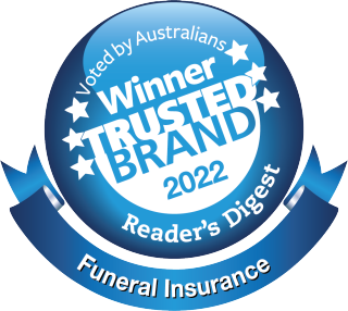 Reader&#39;s Digest winner trusted brand 2022 - Funeral Insurance