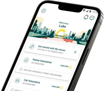 Suncorp My Home App phone