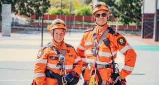 SES staff wearing uniform